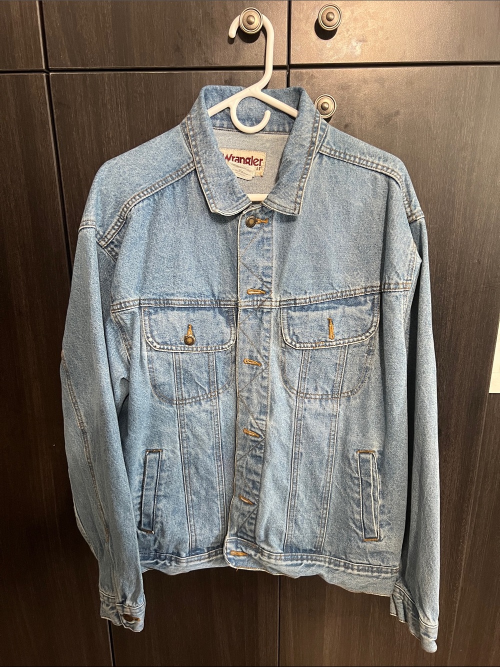 Wrangler Light Blue Denim Jacket - Casual Men's Trucker